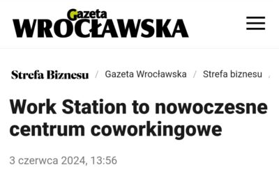 O Work Station w Gazecie Wrocławskiej